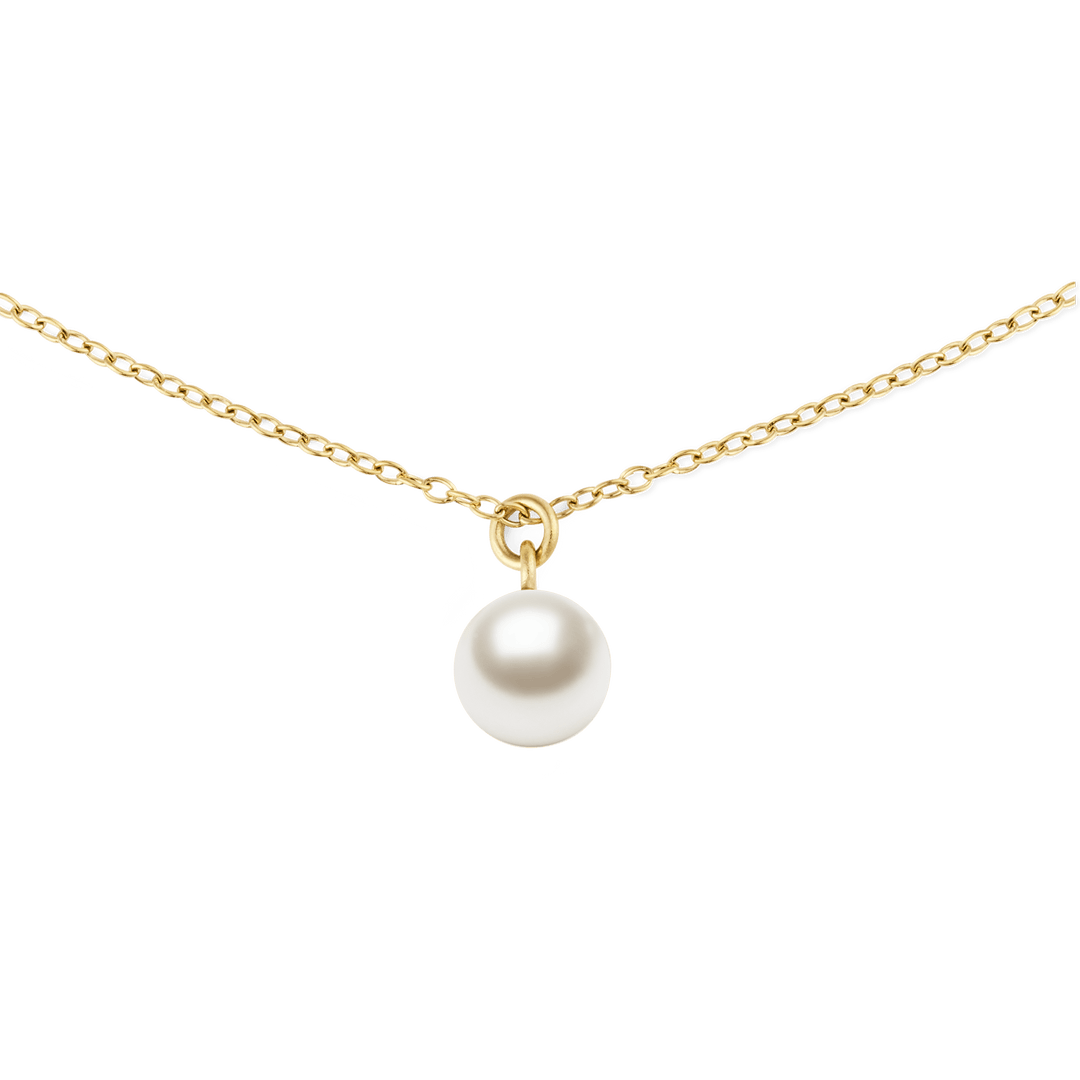 Daniel Wellington Pearl Necklace Gold | The Jewellery Boutique