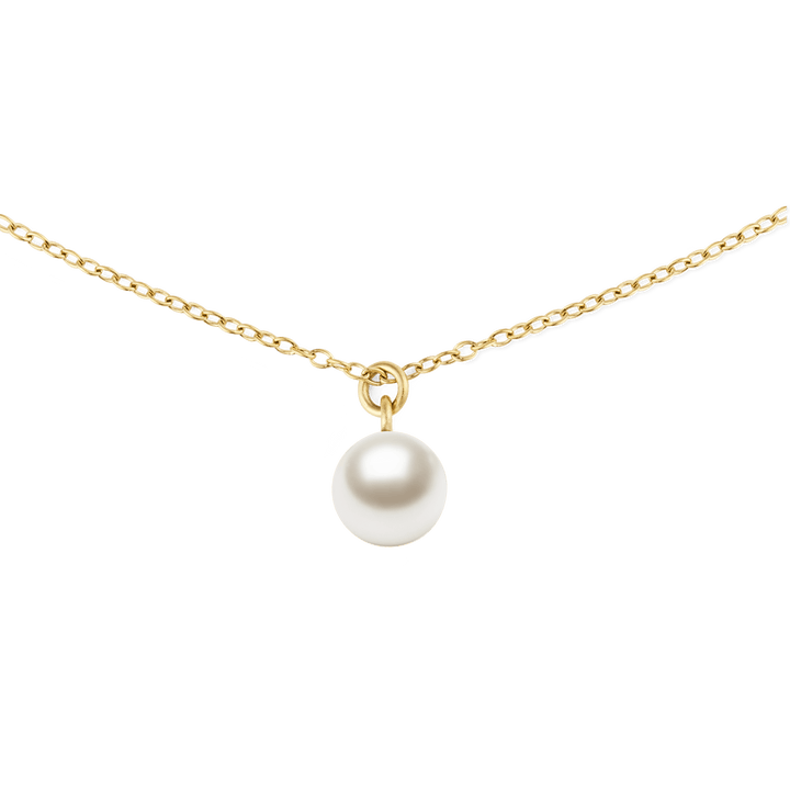 Daniel Wellington Pearl Necklace Gold | The Jewellery Boutique