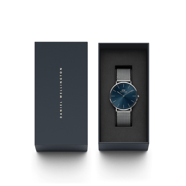 Daniel Wellington Classic 40 Sterling Silver Arctic Watch