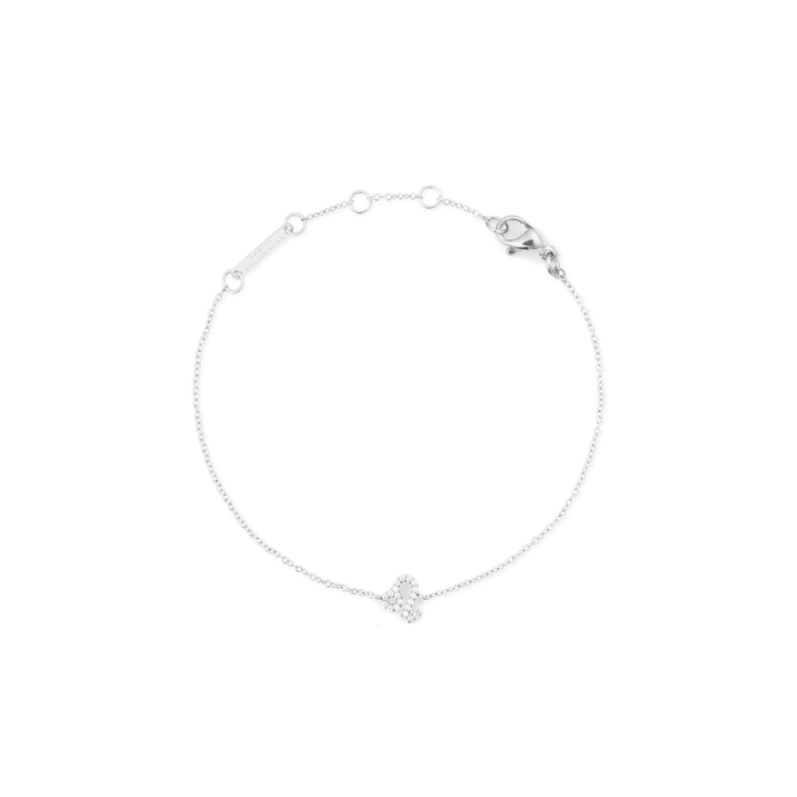 Crystal Zodiac Chain Bracelet Silver