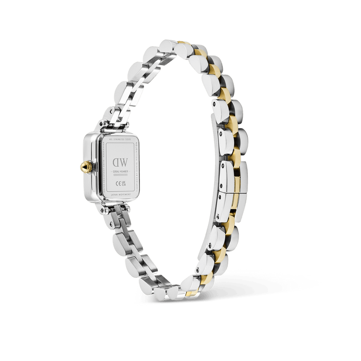 Daniel Wellington Quadro Mini Arch 3-Link Two Tone Gold | The Jewellery Boutique