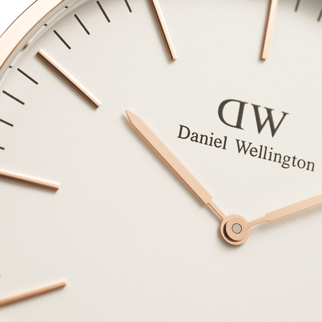 Daniel Wellington Classic 36 Sheffield Rose Gold & White Watch