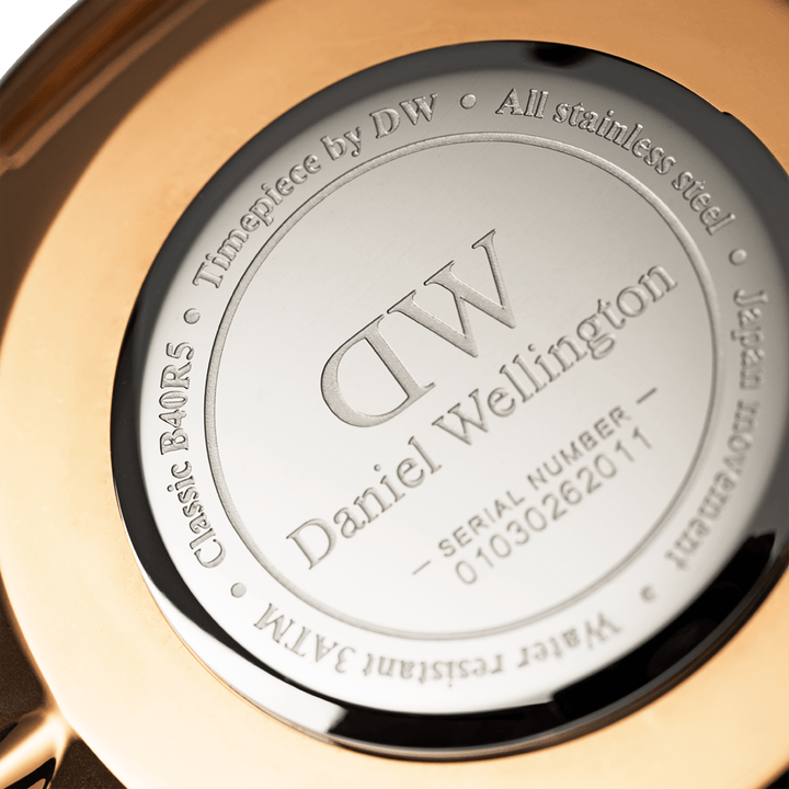 Daniel Wellington Classic 36 Sheffield Rose Gold & White Watch