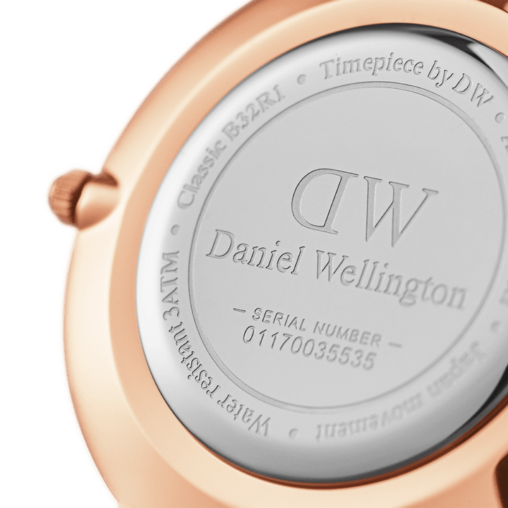 Petite 28 St Mawes Rose Gold & White Watch