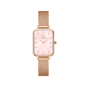 Daniel Wellington Quadro 20X26 Pressed Melrose Rose Gold Mother of Pearl Watch
