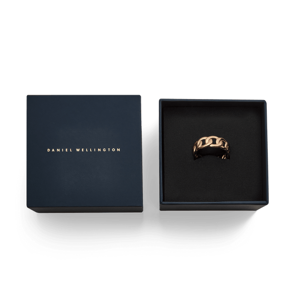 Daniel Wellington Chunky Chain Ring Rose Gold