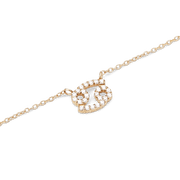 Daniel Wellington Zodiac Crystal Necklace Gold