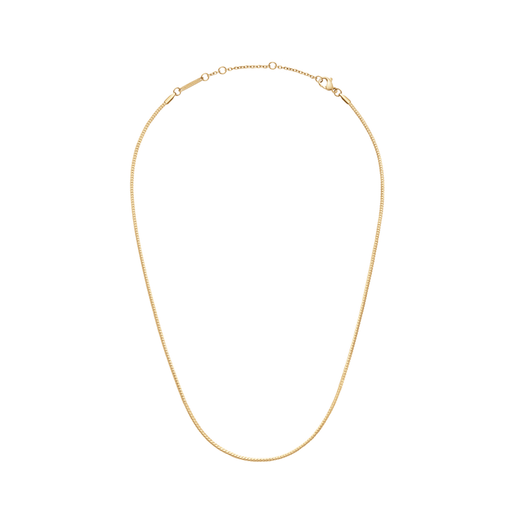 Daniel Wellington Elan Flat Chain Necklace Short Gold