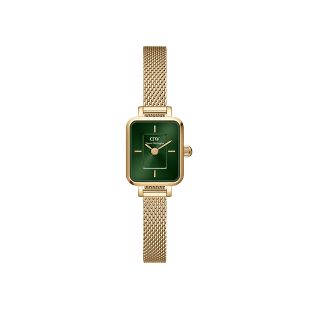 Daniel Wellington Quadro Mini Evergold Emerald Watch
