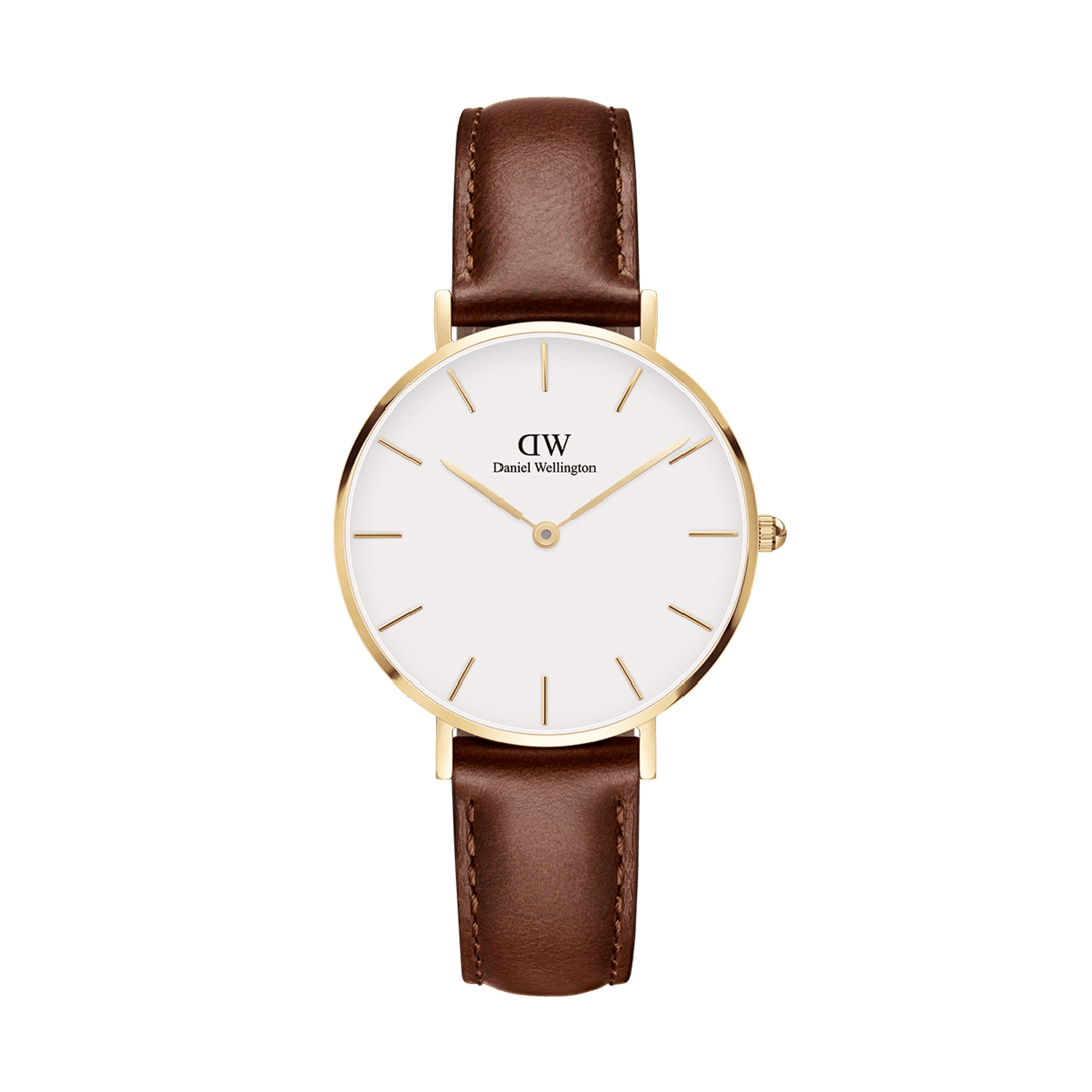Daniel Wellington Petite 28 St Mawes Gold White Watch