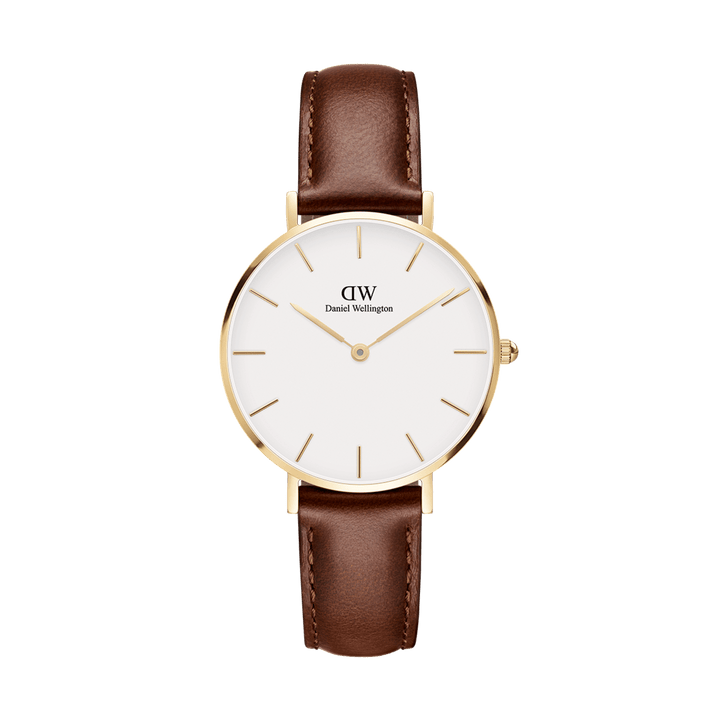 Daniel Wellington Petite 28 St Mawes Gold White Watch