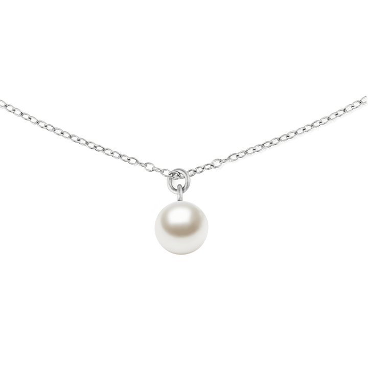 Daniel Wellington Pearl Necklace Silver | The Jewellery Boutique