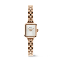 Daniel Wellington Quadro Mini Arch 3-link White Sunray Rose Gold
