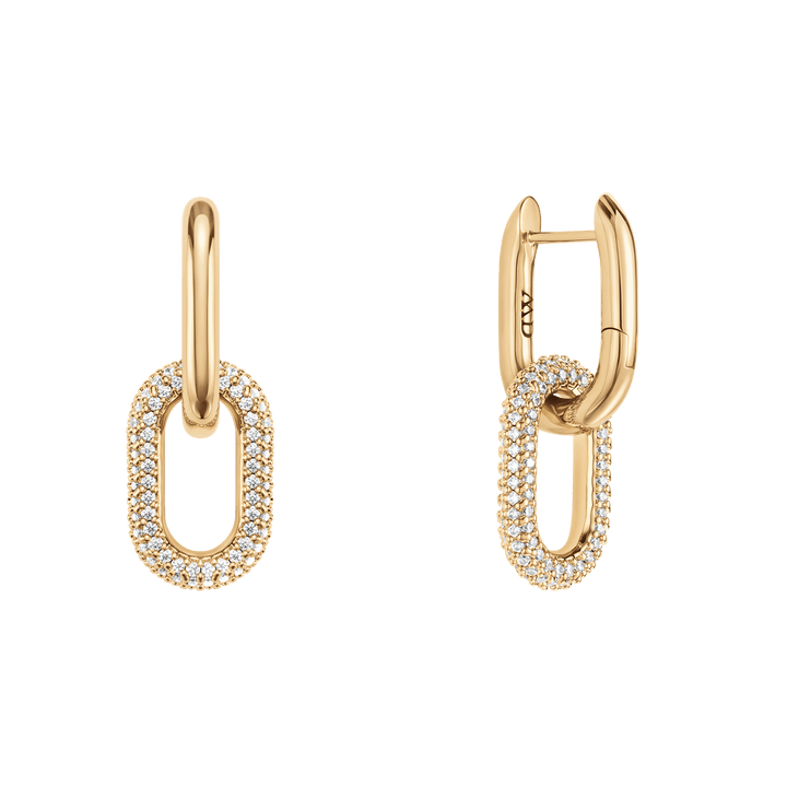 Crystal Link Earrings G