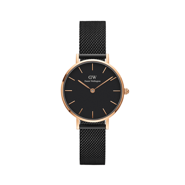 Daniel Wellington Petite 32 Ashfield Rose Gold & Black Watch