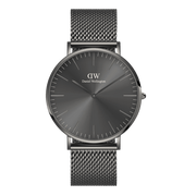 Daniel Wellington Classic 40 Anthracite Grey Sunray Watch