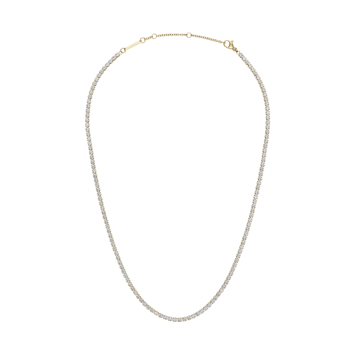 Classic Tennis Necklace Gold