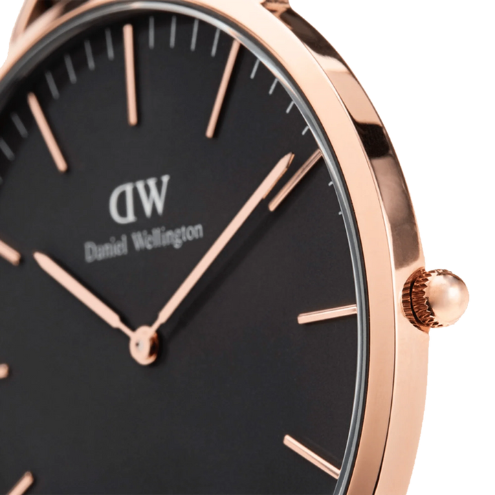Daniel Wellington Classic 40 Sheffield Rose Gold & Black Watch