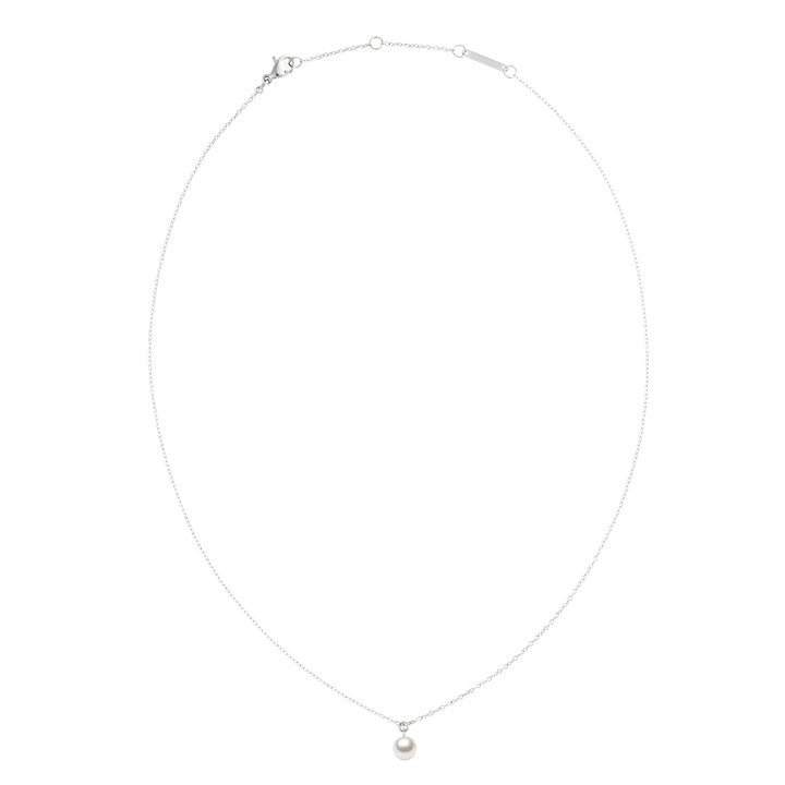 Daniel Wellington Pearl Necklace Silver | The Jewellery Boutique