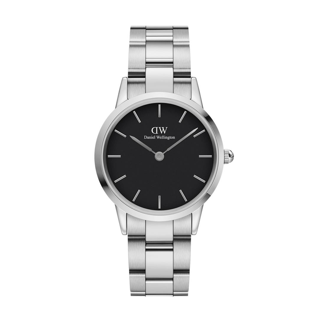 Daniel Wellington Iconic Link 40 Silver & Black Watch