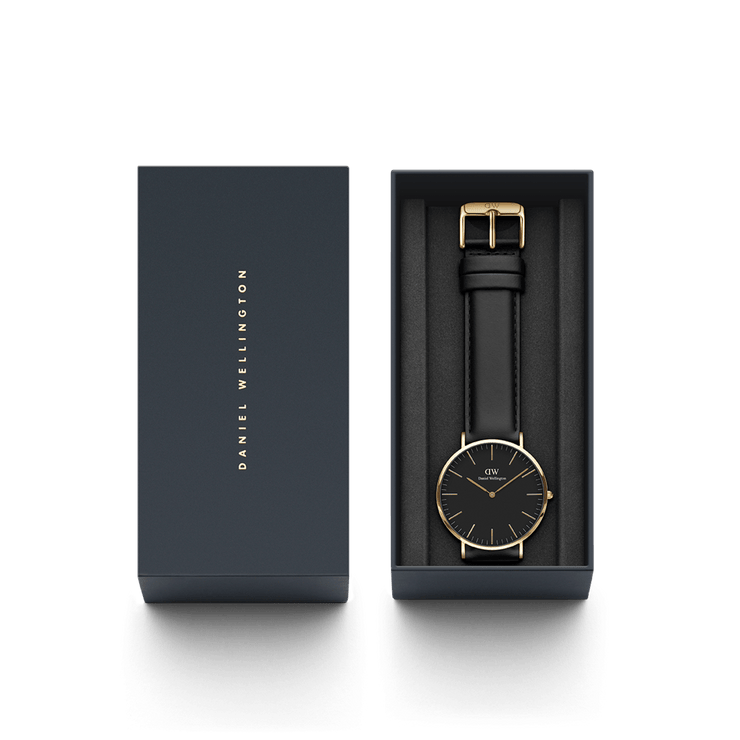 Daniel Wellington Classic 40 Sheffield Gold & White Watch