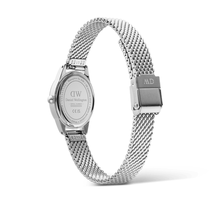 Daniel Wellington Ophelia Mini Mesh White Silver | The Jewellery Boutique