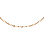 Daniel Wellington Elan Box Chain Necklace Long Rose Gold