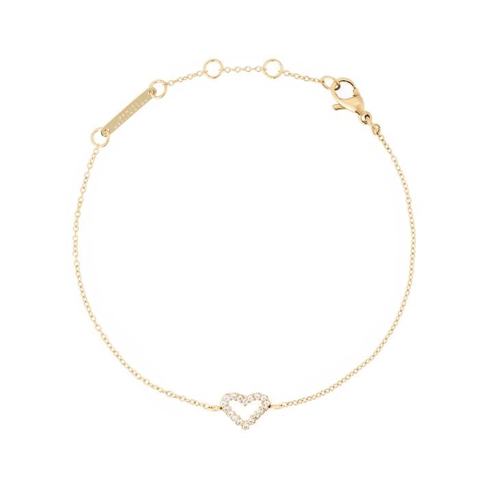 Mirelle Heart Bracelet Gold