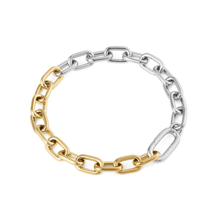 Daniel Wellington Contrast Link Bracelet Two Tone Gold | The Jewellery Boutique