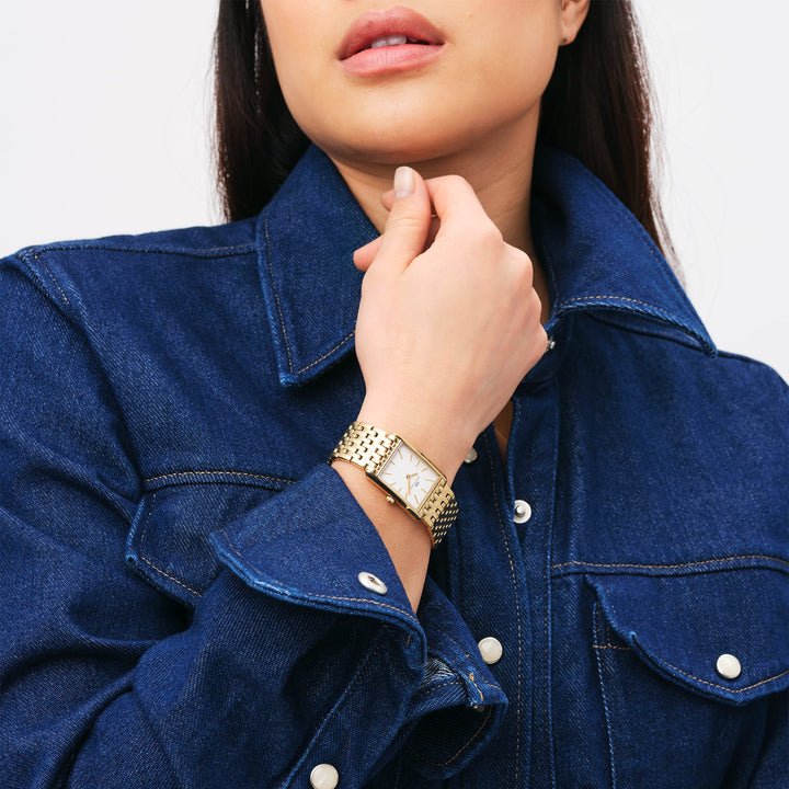 Daniel Wellington Bound 32x22 9-Link G White Watch