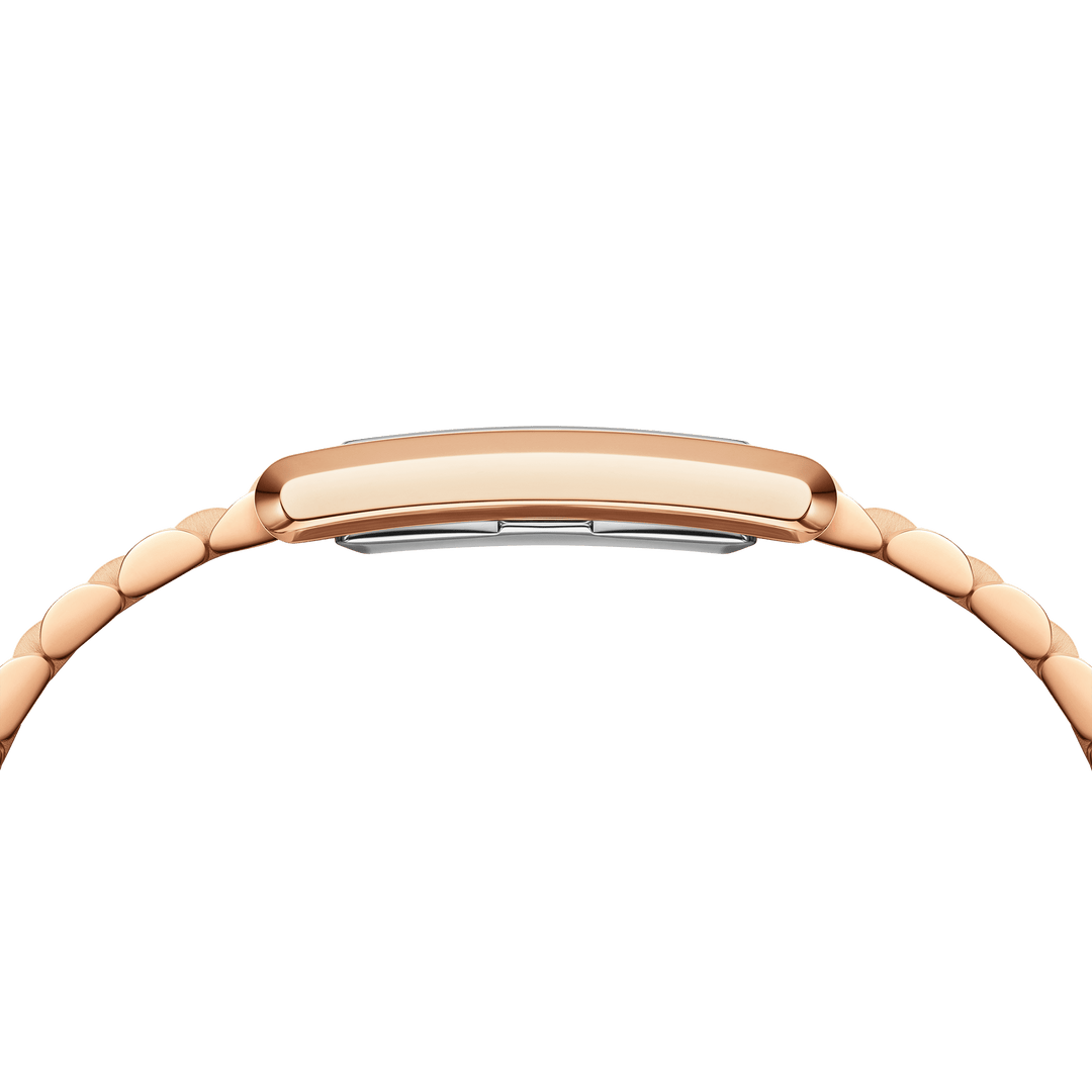 Daniel Wellington Bound 35x24 3-Link RG White Watch