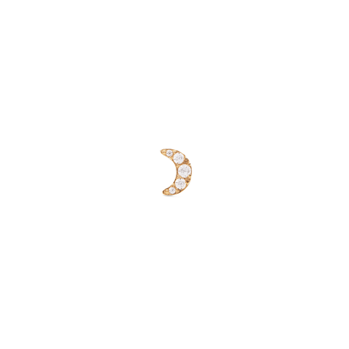 Daniel Wellington Crystal Moon Stud Gold