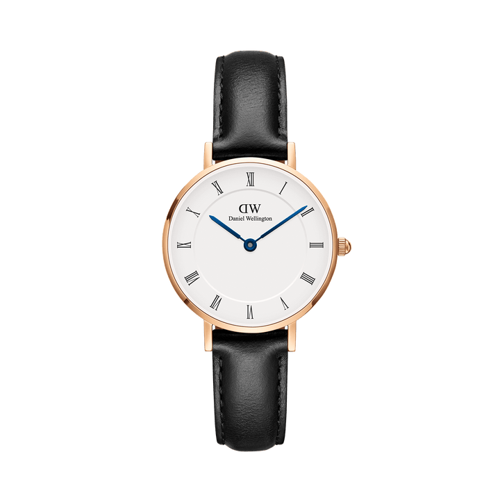 Daniel Wellington Petite Roman Numerals 28 Sheffield RG White Watch