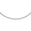 Daniel Wellington Elan Flat Chain Necklace Short Silver