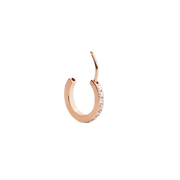 Daniel Wellington Crystal Hoop Earring Rose Gold