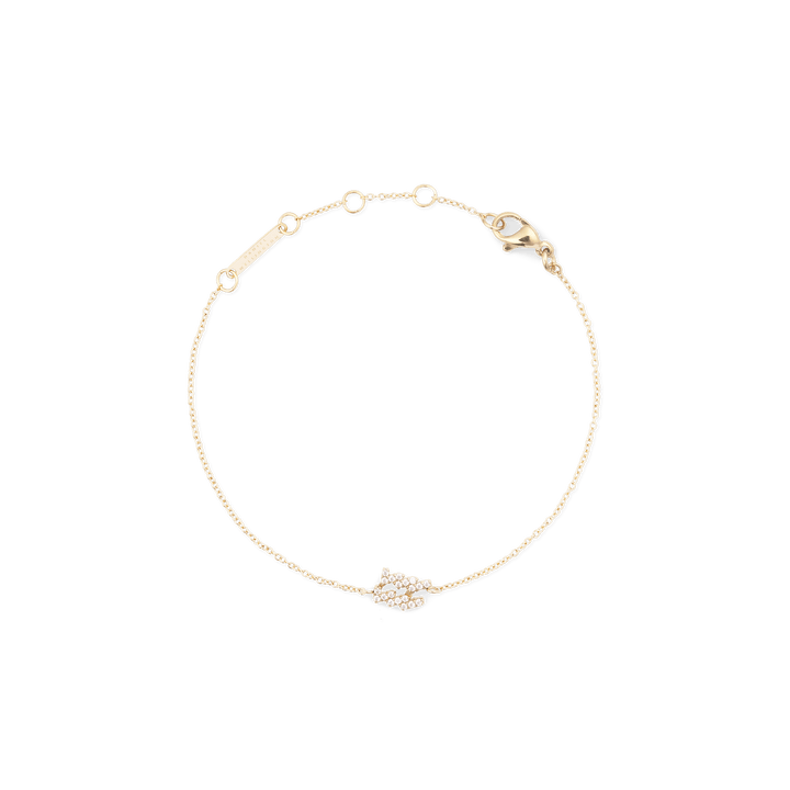 Crystal Zodiac Chain Bracelet Gold