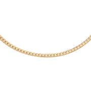 Daniel Wellington Elan Flat Chain Necklace Long Gold