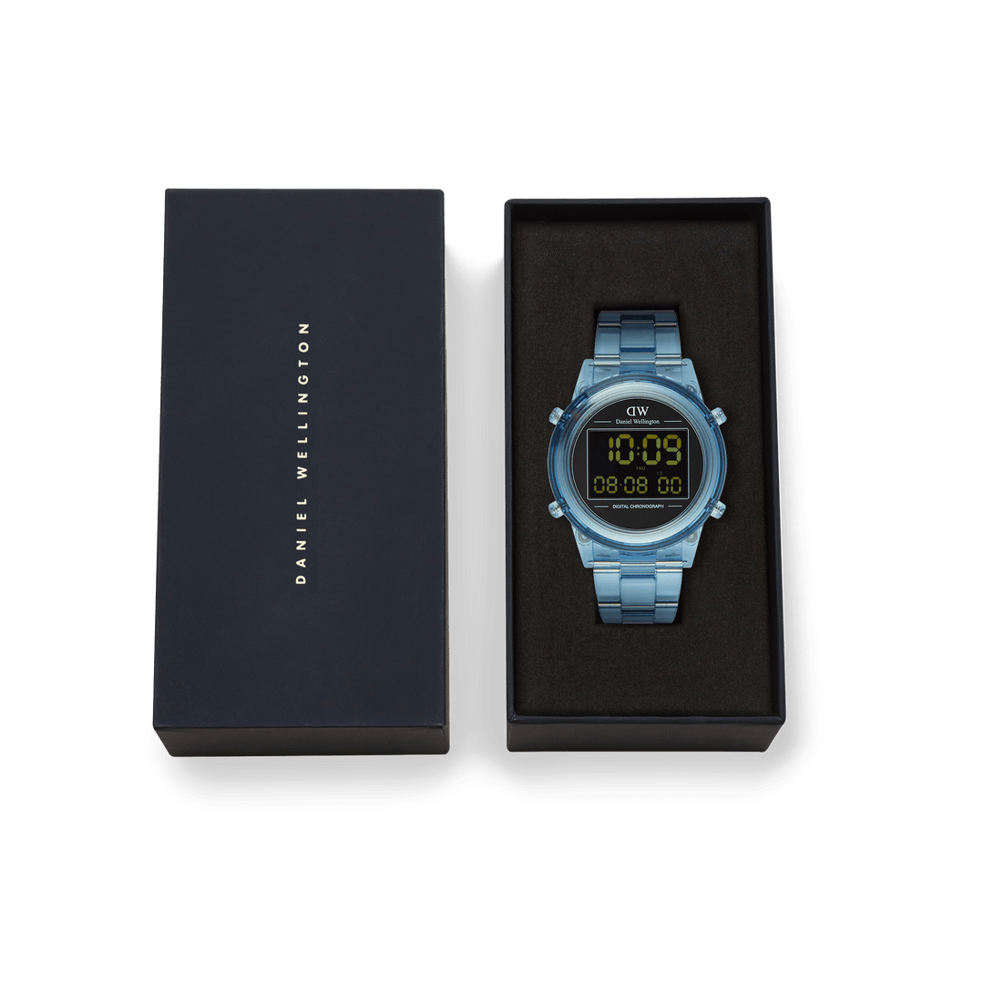 Daniel Wellington Retro Digital Light Blue Watch