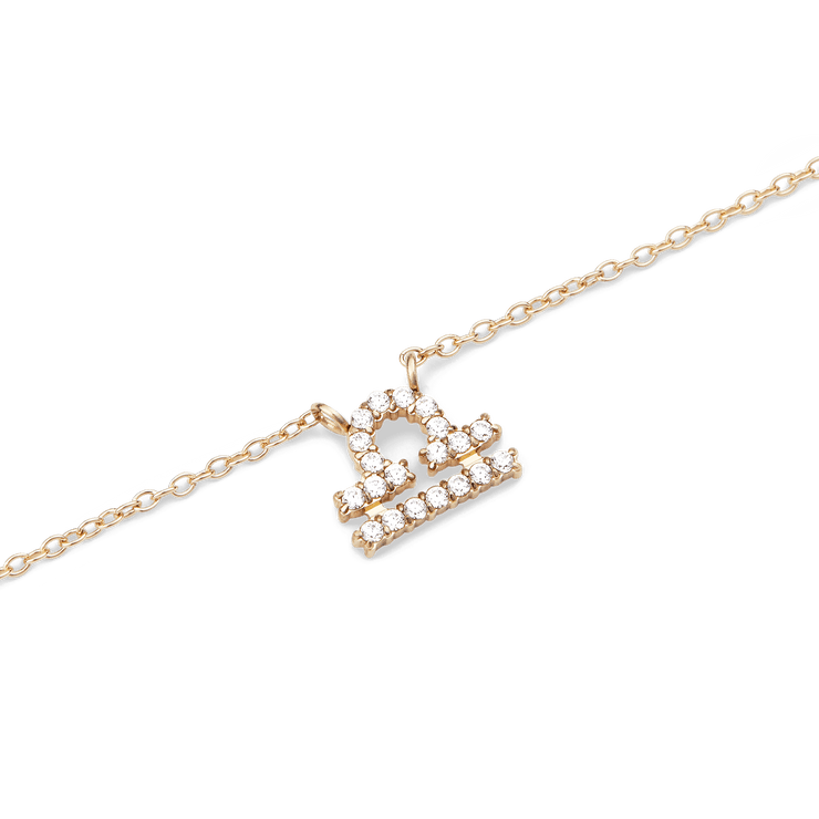 Daniel Wellington Zodiac Crystal Necklace Gold