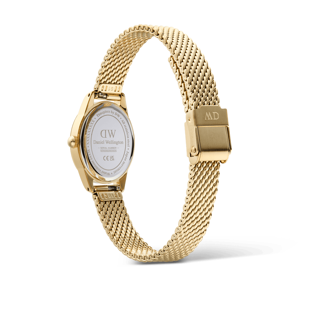 Daniel Wellington Ophelia Mini Mesh White Gold | The Jewellery Boutique