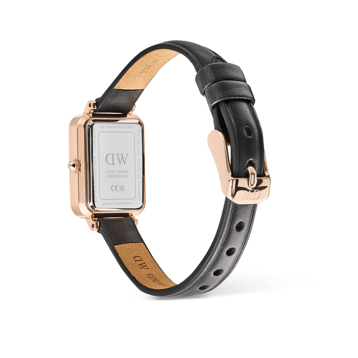 Daniel Wellington Quadro Roman Numerals Date Sheffield Rose Gold