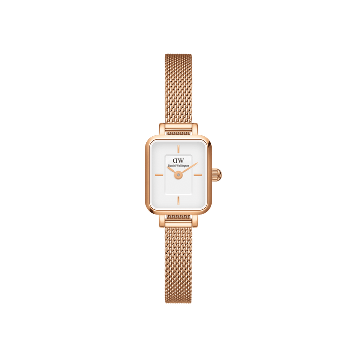 Daniel Wellington Quadro Mini 15x18 Melrose RG White Watch