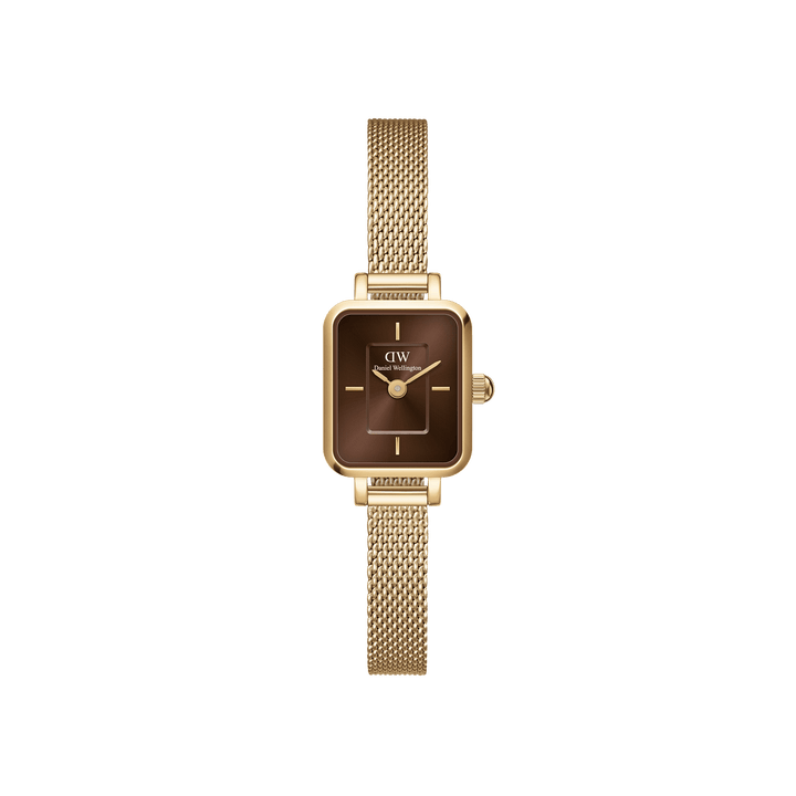 Daniel Wellington Quadro Mini Evergold Amber Watch