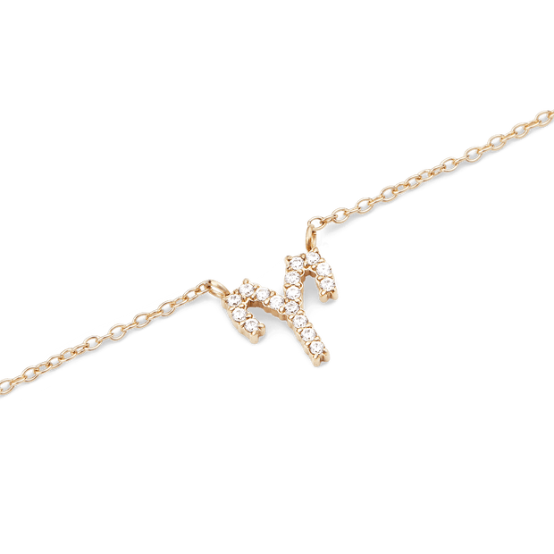 Daniel Wellington Zodiac Crystal Necklace Gold