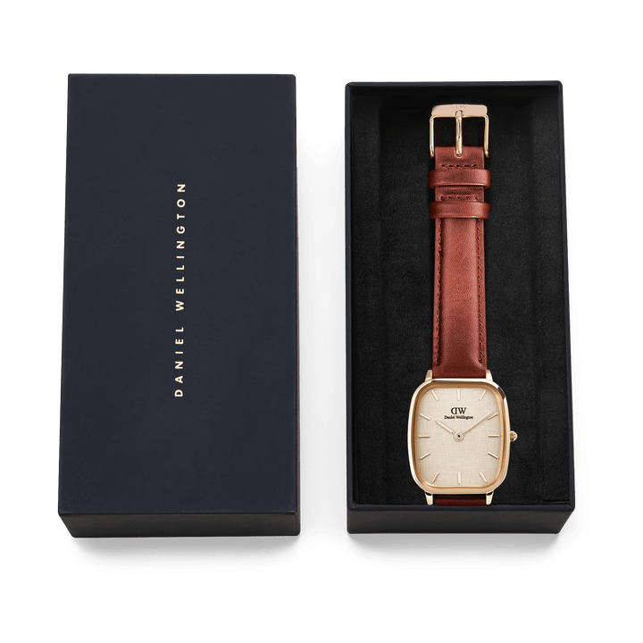 Daniel Wellington Marlon St Mawes Linen Rose Gold Watch