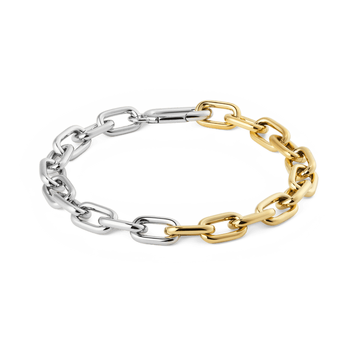 Daniel Wellington Contrast Link Bracelet Two Tone Gold | The Jewellery Boutique