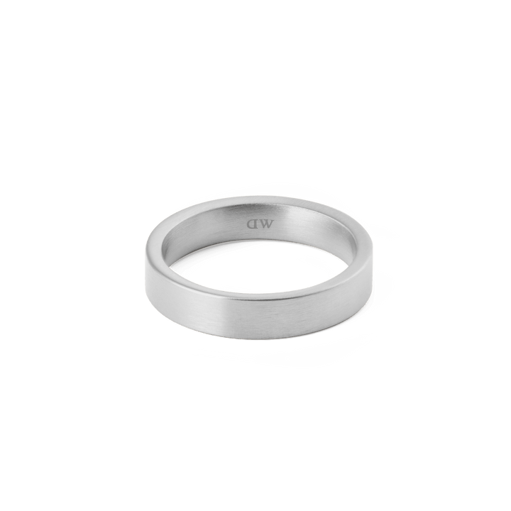 Daniel Wellington Line Ring Brushed Silver 4.5mm | The Jewellery Boutique