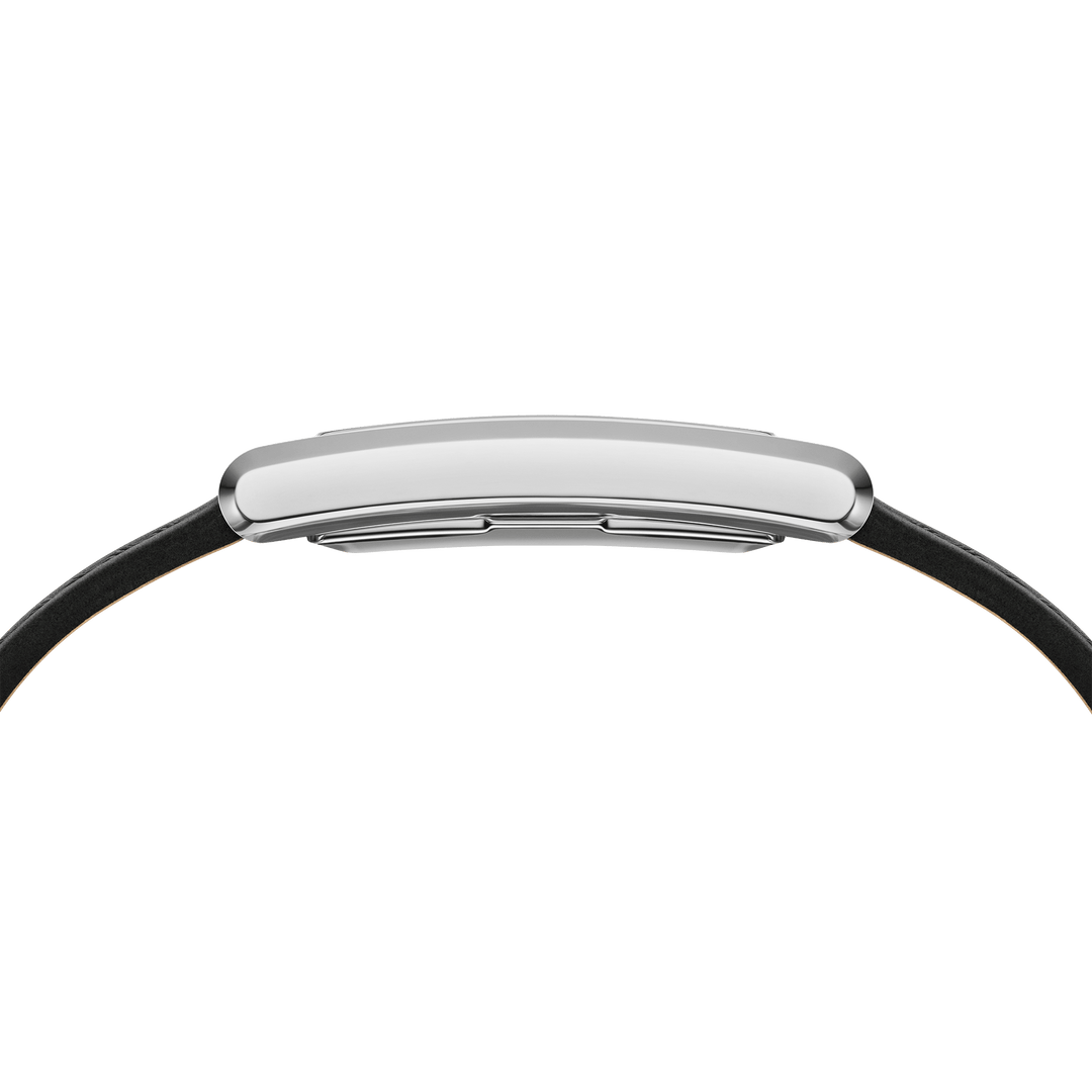 Daniel Wellington Bound 35x24 Black Croc Leather S White Watch