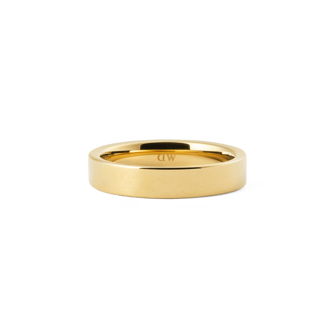 Daniel Wellington Line Ring Polished Gold 4.5mm | The Jewellery Boutique