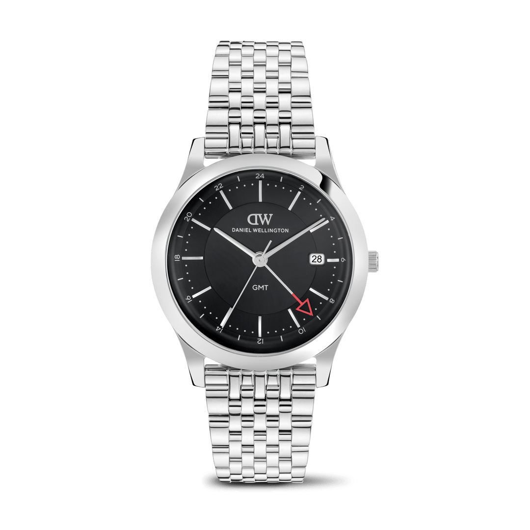 Daniel Wellington Pathfinder GMT 7-Link Black Silver